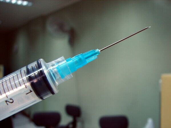 injectie voor osteochondrose van de wervelkolom